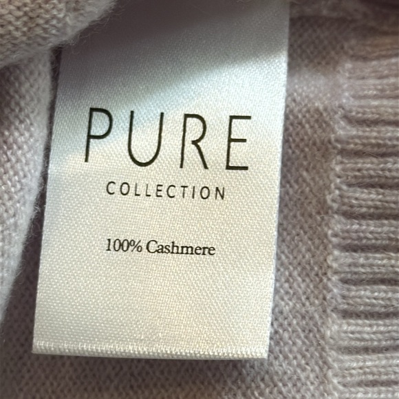 Pure Collection sz 8/10  button front cardigan cashmere light Purple great cond - Picture 6 of 7